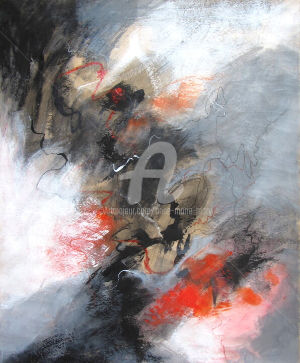 Schilderij getiteld "sans titre 2020 (5)" door Anne-Marie Mary, Origineel Kunstwerk, Acryl