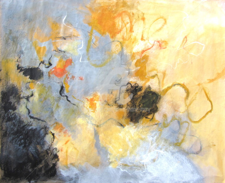 Schilderij getiteld "sans titre 2020 (7)" door Anne-Marie Mary, Origineel Kunstwerk, Acryl