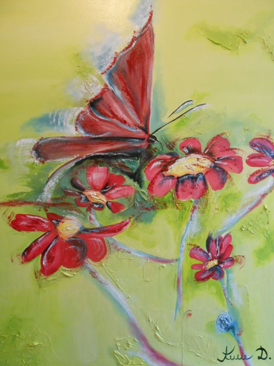 Pittura intitolato "Naturalisse.jpg" da Anne D., Opera d'arte originale, Olio