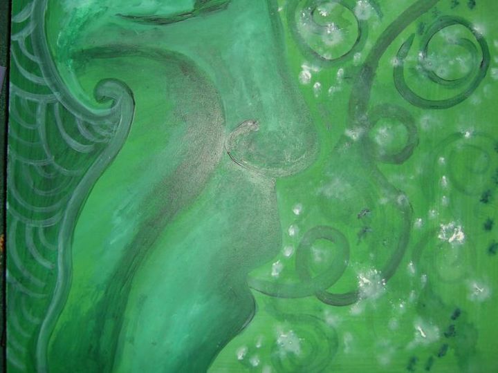 Peinture intitulée "psychadellic 2" par Anne Lindner, Œuvre d'art originale,