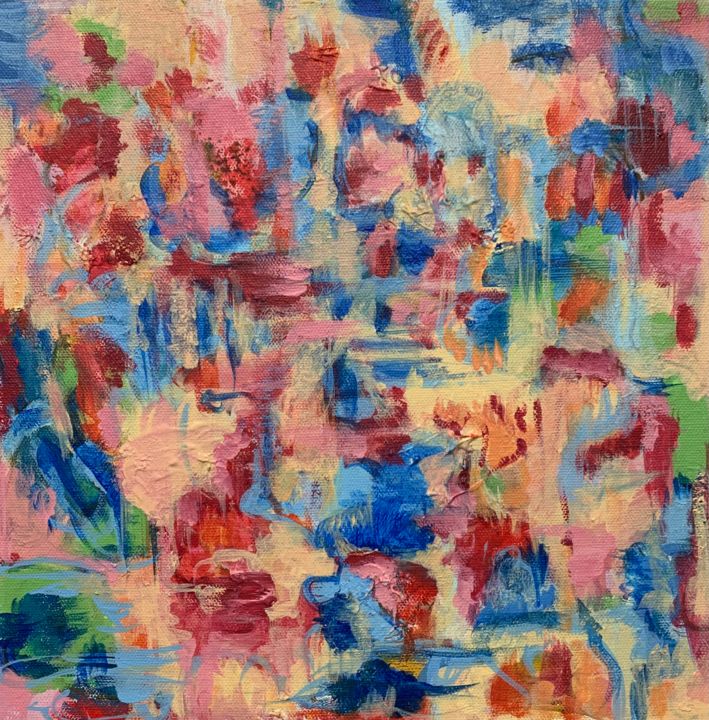 Painting titled "The Shift # 7" by Anne-Marie Delaunay-Danizio, Original Art, Acrylic