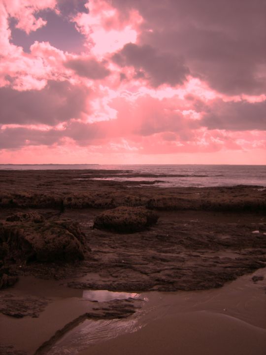 Photographie intitulée "Les grandes marées 2" par Anne-Marie Duval, Œuvre d'art originale, Photographie numérique