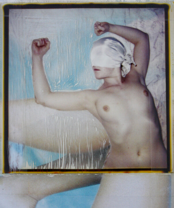 Collages intitolato "Polaroids – Nude #01" da Annemarieke Van Peppen, Opera d'arte originale, fotografia a pellicola