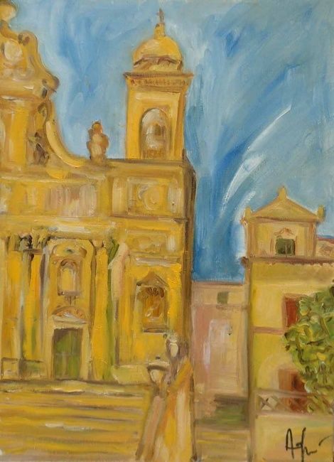 Painting titled "Noto-1" by Anne Paul, Original Artwork