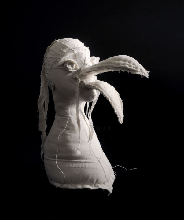 Arte textil titulada "SCULPTURE TEXTILE,…" por Anne Marin, Obra de arte original, Tapiz