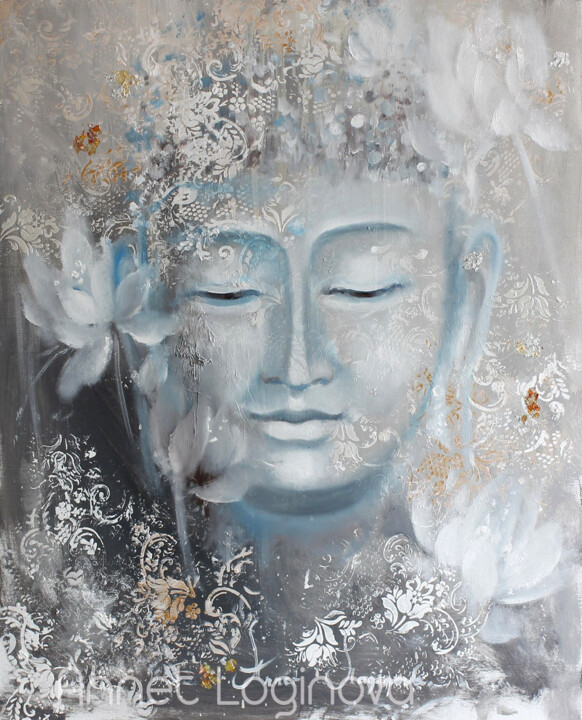 Gravures & estampes intitulée "Buddha. Giclée Prin…" par Annet Loginova, Œuvre d'art originale, Impression numérique