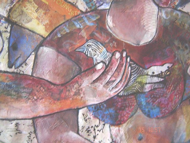 Collages titled "From African origin…" by Annette Du Plessis, Original Artwork