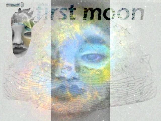 Collages titled "first moon" by Annette Du Plessis, Original Artwork