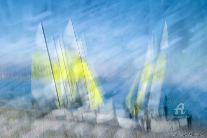 Photography titled "Voiles" by Annick Sabatier, Original Artwork, Digital Photography
