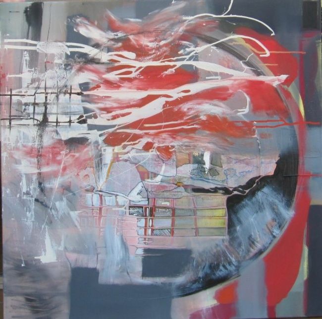 Peinture intitulée "ClichaO_2011-10-23_…" par Annick Longuet, Œuvre d'art originale