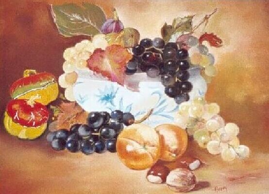 Pintura intitulada "GOURMANDISES" por Annie Dite Ana Maillet, Obras de arte originais