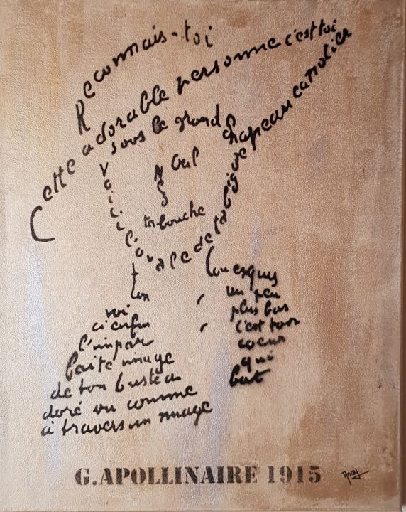 Malarstwo zatytułowany „La femme selon Appo…” autorstwa Anny Burtscher-Beaudoin, Oryginalna praca, Akryl