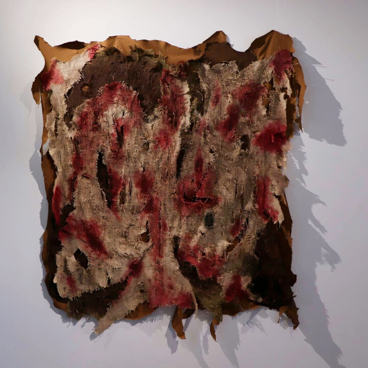 Картина под названием "The Suffered Wounds…" - Anoushka Bhalla, Подлинное произведение искусства, Воск