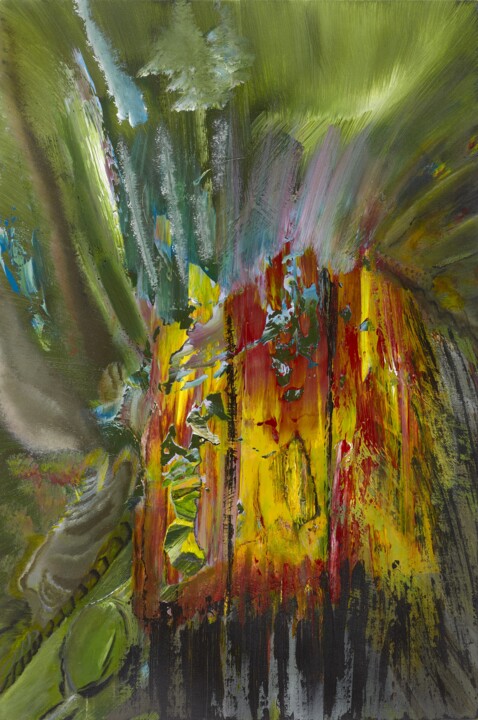Картина под названием "Authority" - Anova, Подлинное произведение искусства, Акрил Установлен на Деревянная панель