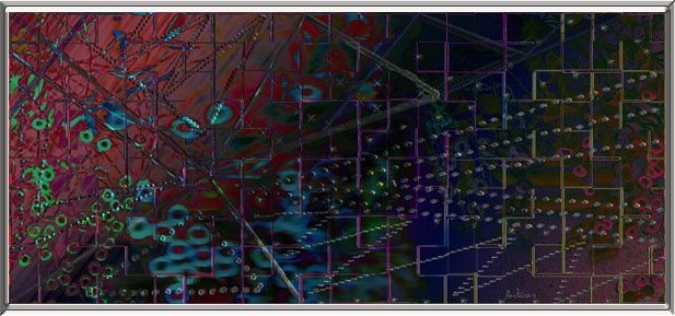 Arts numériques intitulée "CAOS - CHAOS" par Antares, Œuvre d'art originale, Peinture numérique
