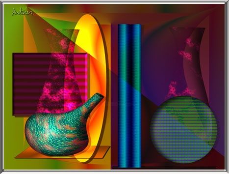 Arts numériques intitulée "LO SPECCHIO - THE M…" par Antares, Œuvre d'art originale, Peinture numérique