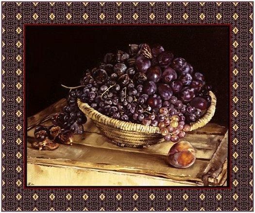 Painting titled "Black Fruit" by Anthony Christian, Original Artwork