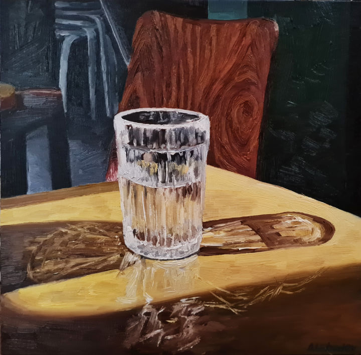 "Optimist" başlıklı Tablo Anthony Lebedev tarafından, Orijinal sanat, Petrol