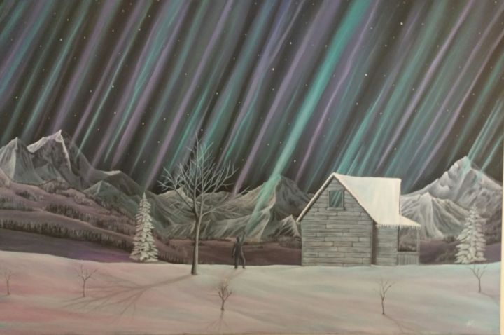 Painting titled "Dreamscape" by Lusignan Studios, Original Artwork, Oil