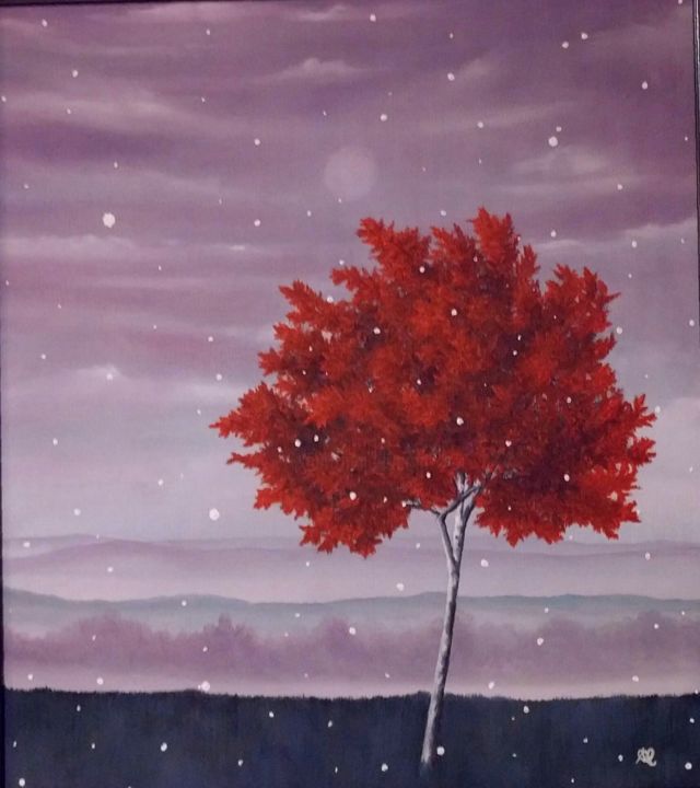 Painting titled "Northwind" by Lusignan Studios, Original Art, Oil