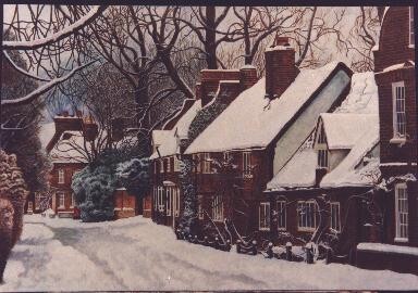 Peinture intitulée "Winter" par Anthony Payne, Œuvre d'art originale