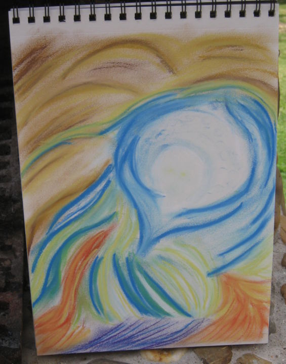 Drawing titled "SPIRIT OF THE ASHES" by Anthony Spitaliere, Original Art,