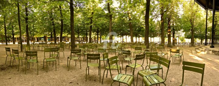 「Parc du Luxembourg…」というタイトルの写真撮影 Abacchettaによって, オリジナルのアートワーク, デジタル