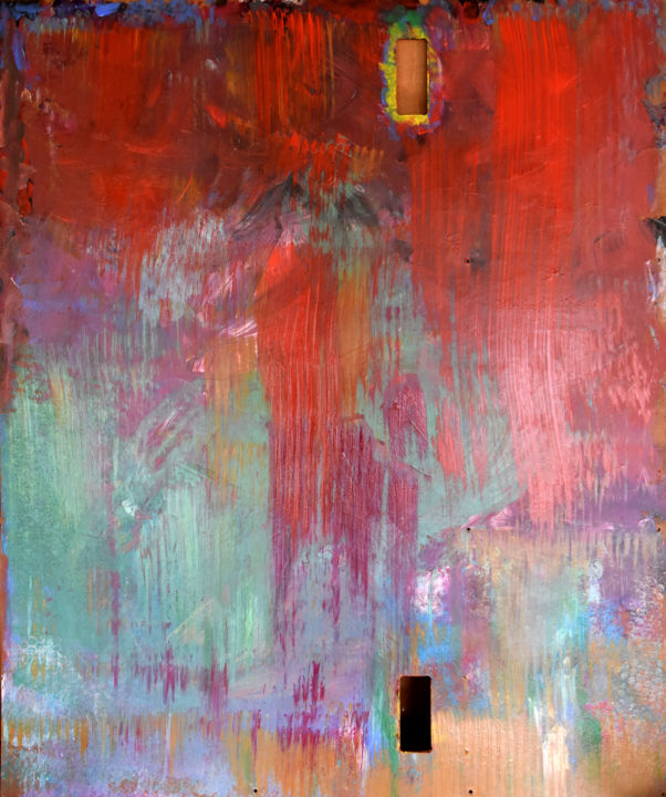 Pittura intitolato "Bleeding Rain" da Antonio Maggi, Opera d'arte originale, Acrilico