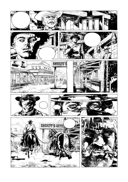 Drawing titled "p24" by Anthony Moreau, Original Art, Ink