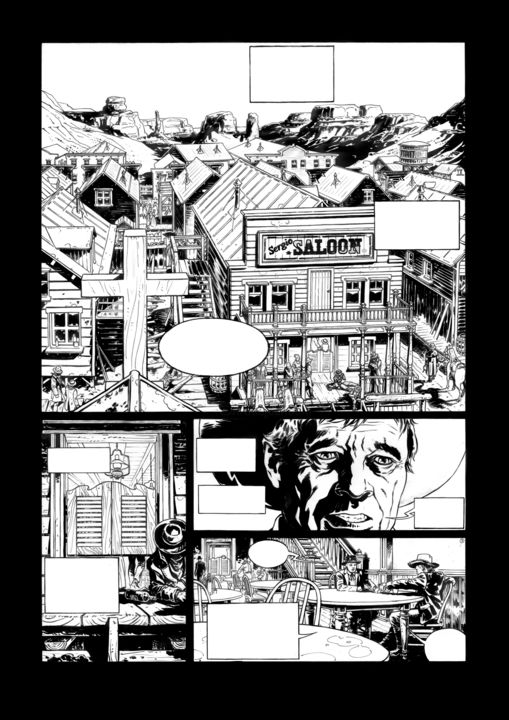 Drawing titled "p11" by Anthony Moreau, Original Art, Ink