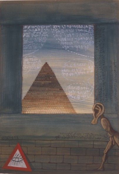 Pittura intitolato "Tempera paintings" da Anticomics, Opera d'arte originale, Olio