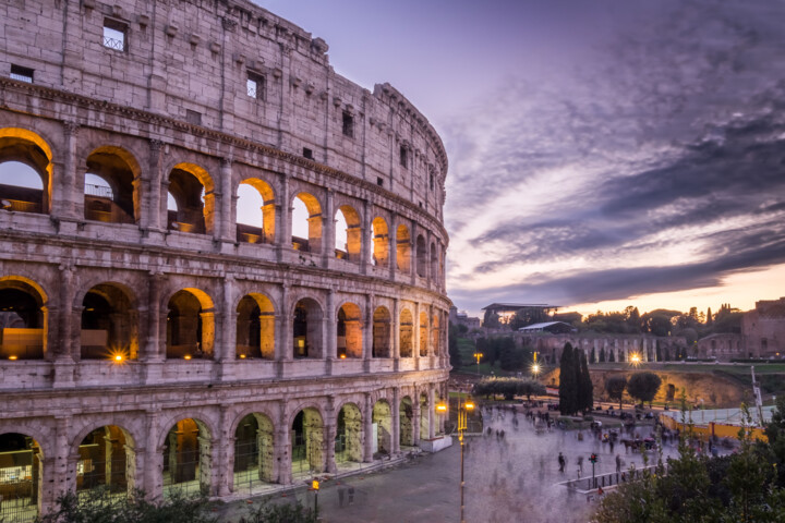 Fotografie mit dem Titel "THE COLOSSEUM - ROM…" von Antoine Barthelemy, Original-Kunstwerk, Digitale Fotografie