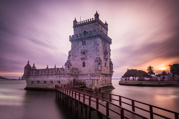 Fotografie mit dem Titel "Belem Tower - lmtd…" von Antoine Barthelemy, Original-Kunstwerk, Digitale Fotografie