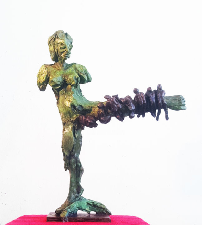 雕塑 标题为“" DIDITTA II " *” 由Antoine Berbari, 原创艺术品, 青铜
