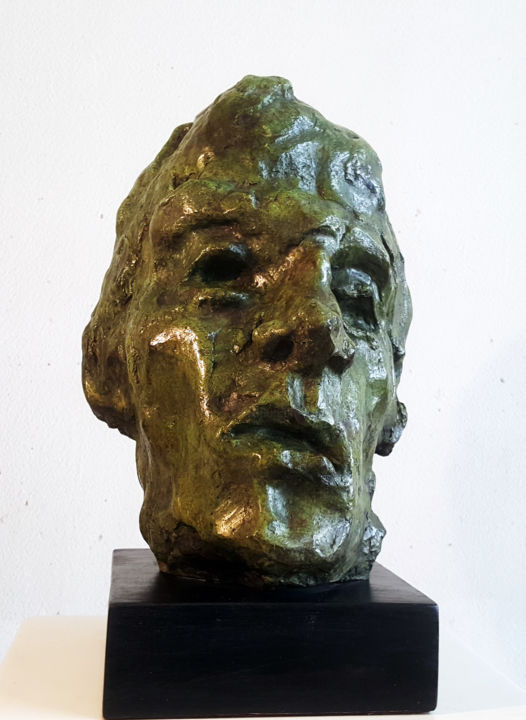 Sculpture intitulée "" LA SOUFFRANCE "" par Antoine Berbari, Œuvre d'art originale, Bronze