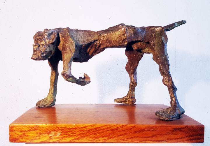 Sculpture titled "" ZARADASHT DEVENU…" by Antoine Berbari, Original Artwork, Bronze