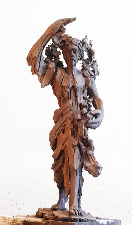 Escultura titulada ""EMMANUEL"  à Ain E…" por Antoine Berbari, Obra de arte original, Bronce