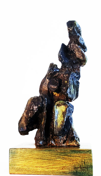 Sculpture titled "" L'ESSOR "" by Antoine Berbari, Original Artwork, Bronze