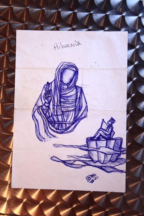 Rysunek zatytułowany „Hibernia” autorstwa La Fraise 2, Oryginalna praca, Długopis