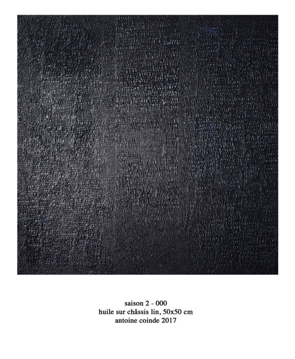 Malarstwo zatytułowany „saison2 000” autorstwa Antoine Coinde, Oryginalna praca