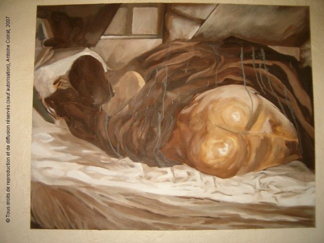Peinture intitulée "chaire" par Antoine Colrat, Œuvre d'art originale