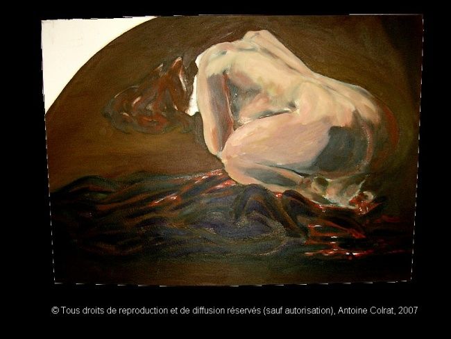 Peinture intitulée "chaire" par Antoine Colrat, Œuvre d'art originale