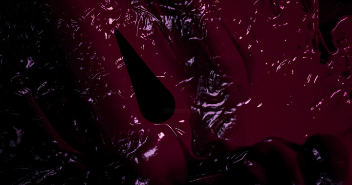 Цифровое искусство под названием "The Black Drop" - Anton Pustovalov, Подлинное произведение искусства, Цифровая живопись