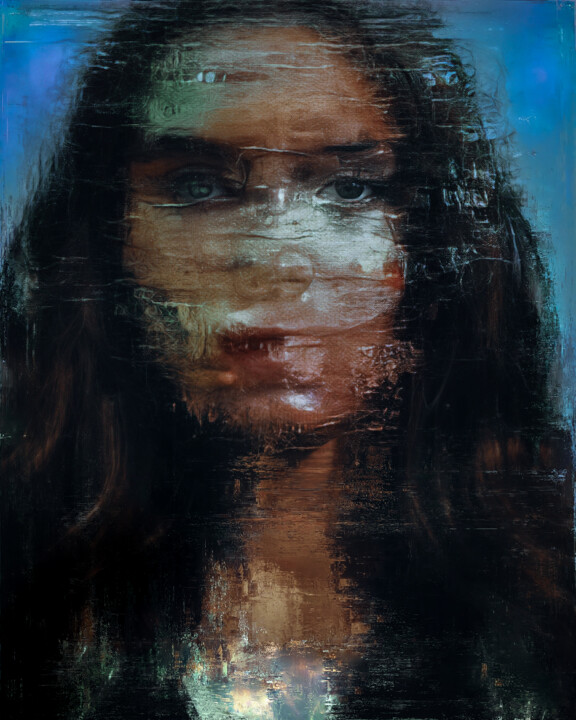 Digital Arts titled "Frozen Whisper" by Anton Pustovalov, Original Artwork, Digital Painting