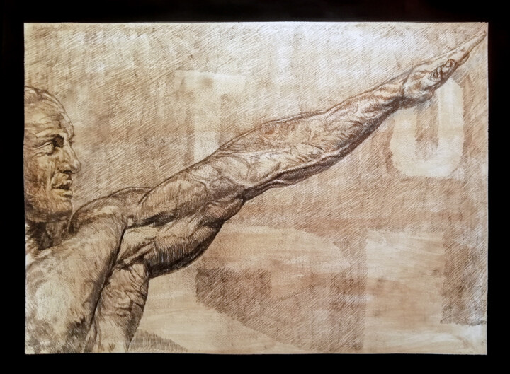 Drawing,  22.1x28.7 in 