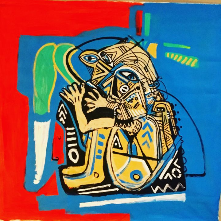 Painting titled "Craving" by Anton Vitkovskiy, Original Art, Acrylic