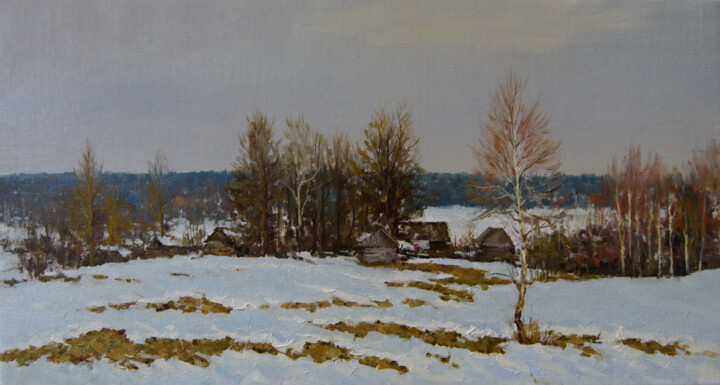 Painting titled ""Приближение весны"" by Anton Vyrvo, Original Artwork, Oil