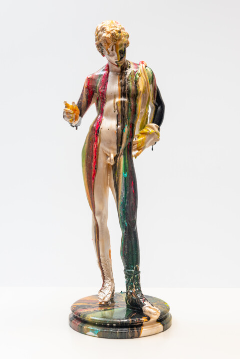 Sculptuur getiteld "The Men" door Antoni Dragan, Origineel Kunstwerk, Steen