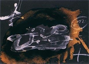 Malerei mit dem Titel "SUIT DE CAMPINS T-3" von Antoni Tàpies, Original-Kunstwerk