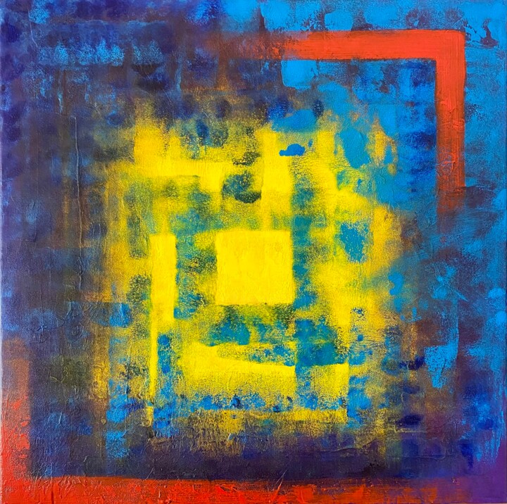 Painting titled "“Colores primarios”" by Antoni Truqué, Original Artwork, Acrylic